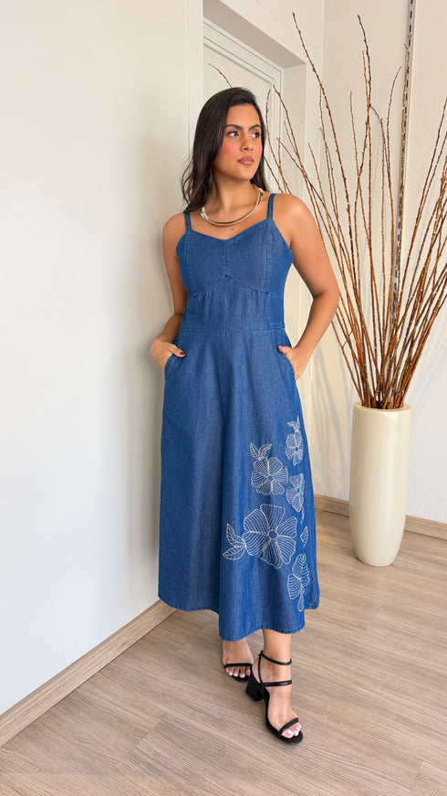 Vestido Bordado